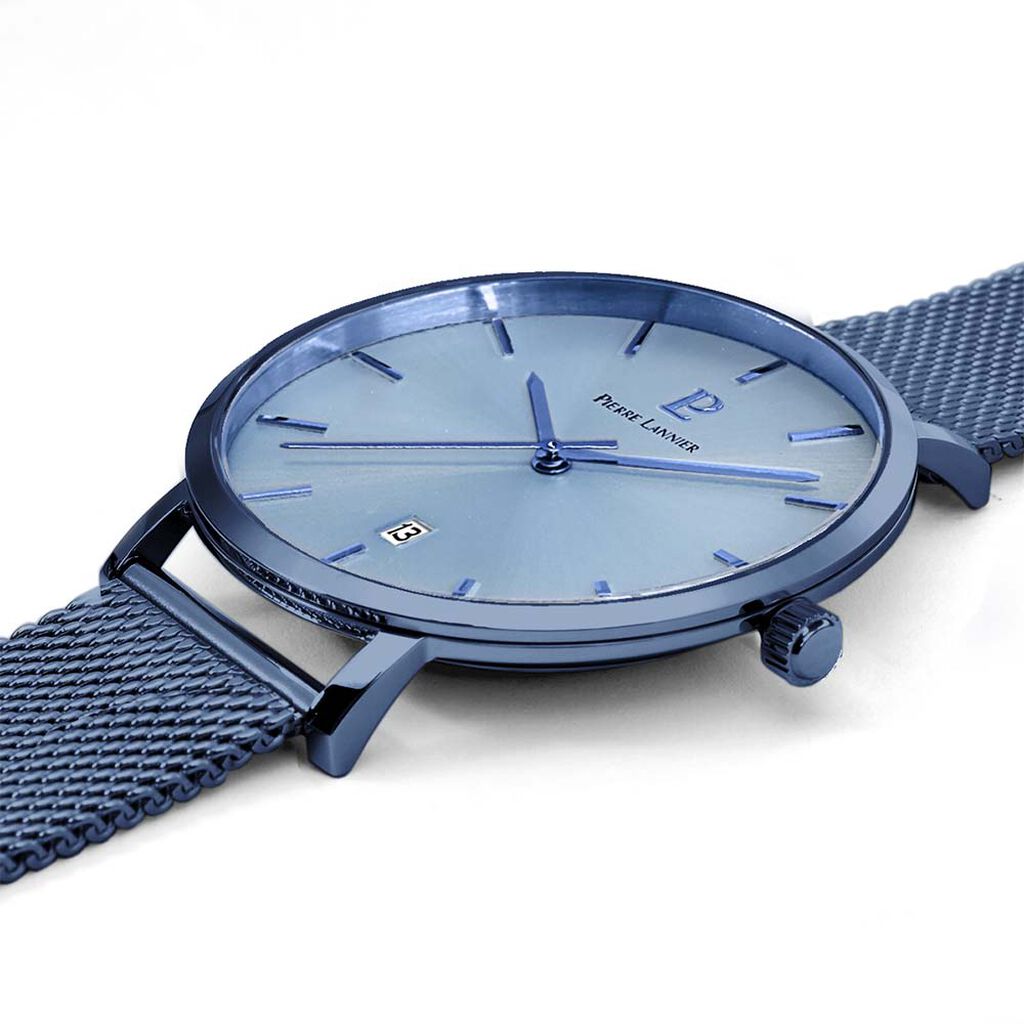 Montre Pierre Lannier Echo Bleu - Montres Homme | Histoire d’Or