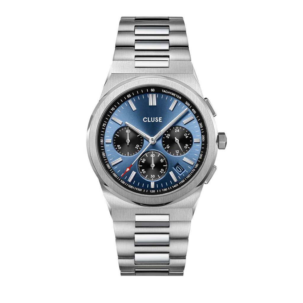 Montre Cluse Vigoureux Chrono Bleu - Montres Homme | Histoire d’Or