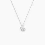 Collier Amalthee Argent Blanc Oxyde De Zirconium - Colliers Zodiaque Femme | Histoire d&rsquo;Or