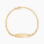 Bracelet Identite Bebe Or Jaune Ericka - Bracelets Communion Enfant | Histoire d&rsquo;Or