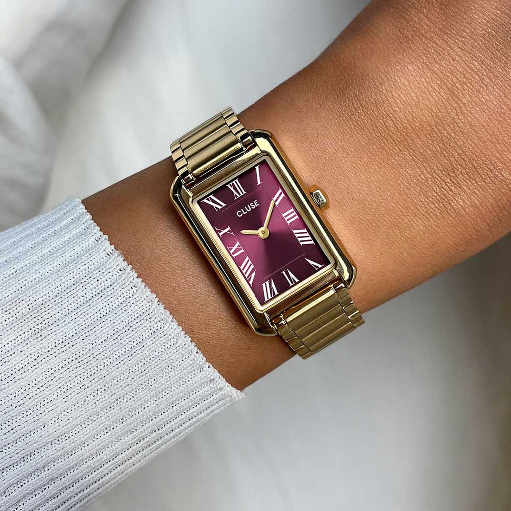 Montre Cluse Belisenna Bordeaux - Montres Femme | Histoire d&rsquo;Or