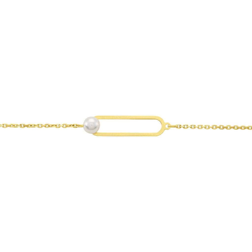 Bracelet Or Jaune Lucasta Perle De Culture - Bracelets Femme | Histoire d’Or