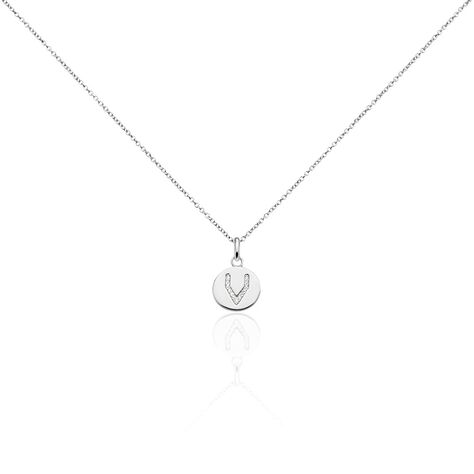 Collier Argent Eugenien Oxydes De Zirconium - Colliers fantaisie Femme | Histoire d’Or