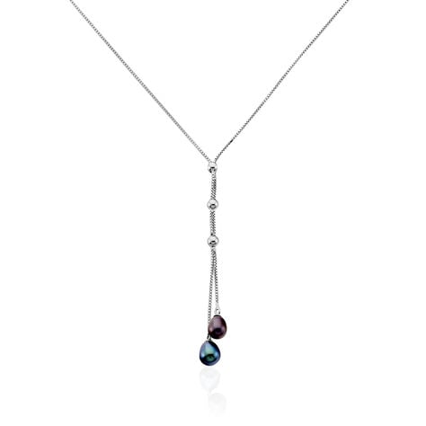 Collier Axell Argent Blanc Perle De Culture - Colliers Femme | Histoire d’Or