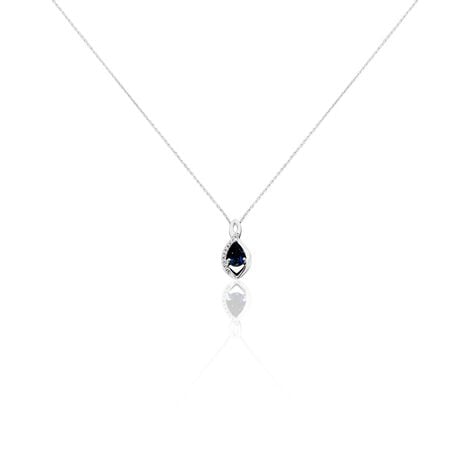 Collier Dalil Or Blanc Topaze Oxyde - Colliers Femme | Histoire d’Or