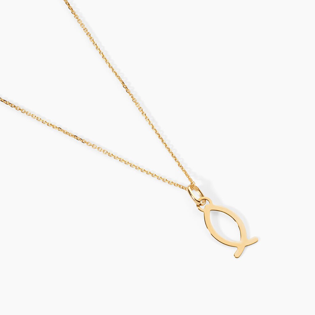 Pendentif Jens Or Jaune - Pendentifs Communion Famille | Histoire d&rsquo;Or