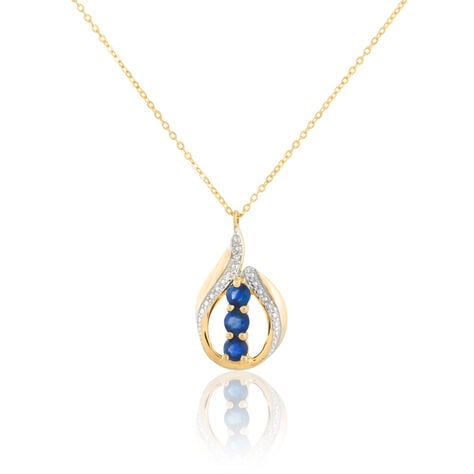 Collier Aurora Or Jaune Saphir Et Diamant - Colliers Femme | Histoire d’Or