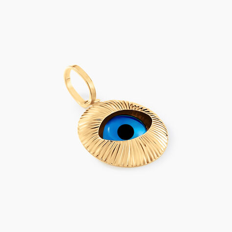 Pendentif Invannie Or Jaune Pierre Synthétique - Pendentifs Baptême Famille | Histoire d’Or