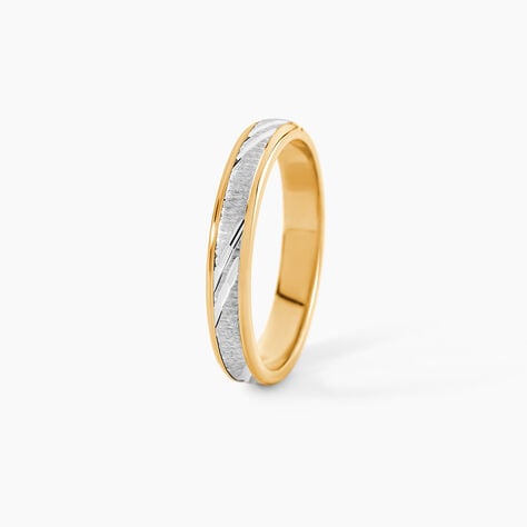 Alliance Ulysse Or Bicolore - Alliances 18 carats Unisex | Histoire d&rsquo;Or