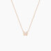 Collier Argent Rose Anne-lise Oxyde De Zirconium - Colliers fantaisie Femme | Histoire d’Or