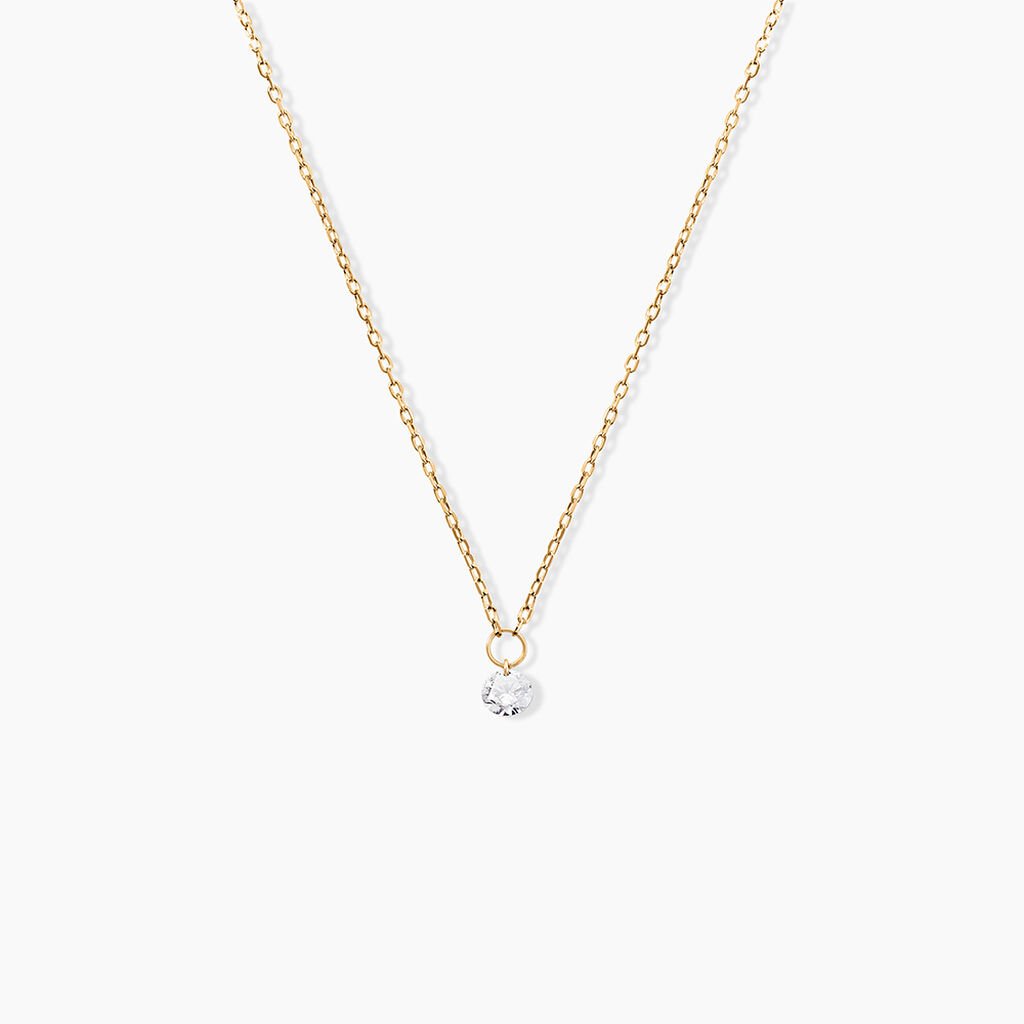 Collier Mable Or Jaune Diamant Synthétique - Nouveautés Femme | Histoire d’Or