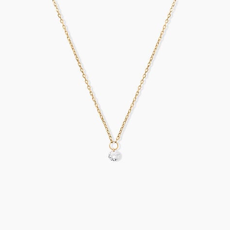 Collier Mable Or Jaune Diamant Synthétique - Nouveautés Femme | Histoire d’Or