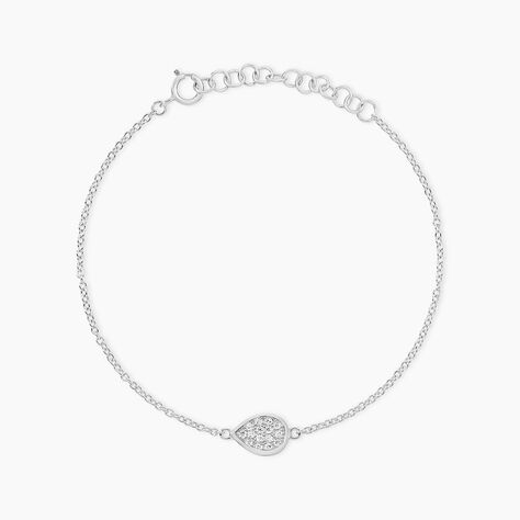 Bracelet Argent Tricoria Oxydes De Zirconium - Bracelets Femme | Histoire d’Or