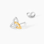 Boucles D'Oreilles Puces Or Jaune Argent Blanc - Clous d'oreilles Femme | Histoire d&rsquo;Or