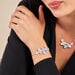 Bracelet Radiant Bloom Argent Blanc Oxyde - Bracelets Femme | Histoire d’Or