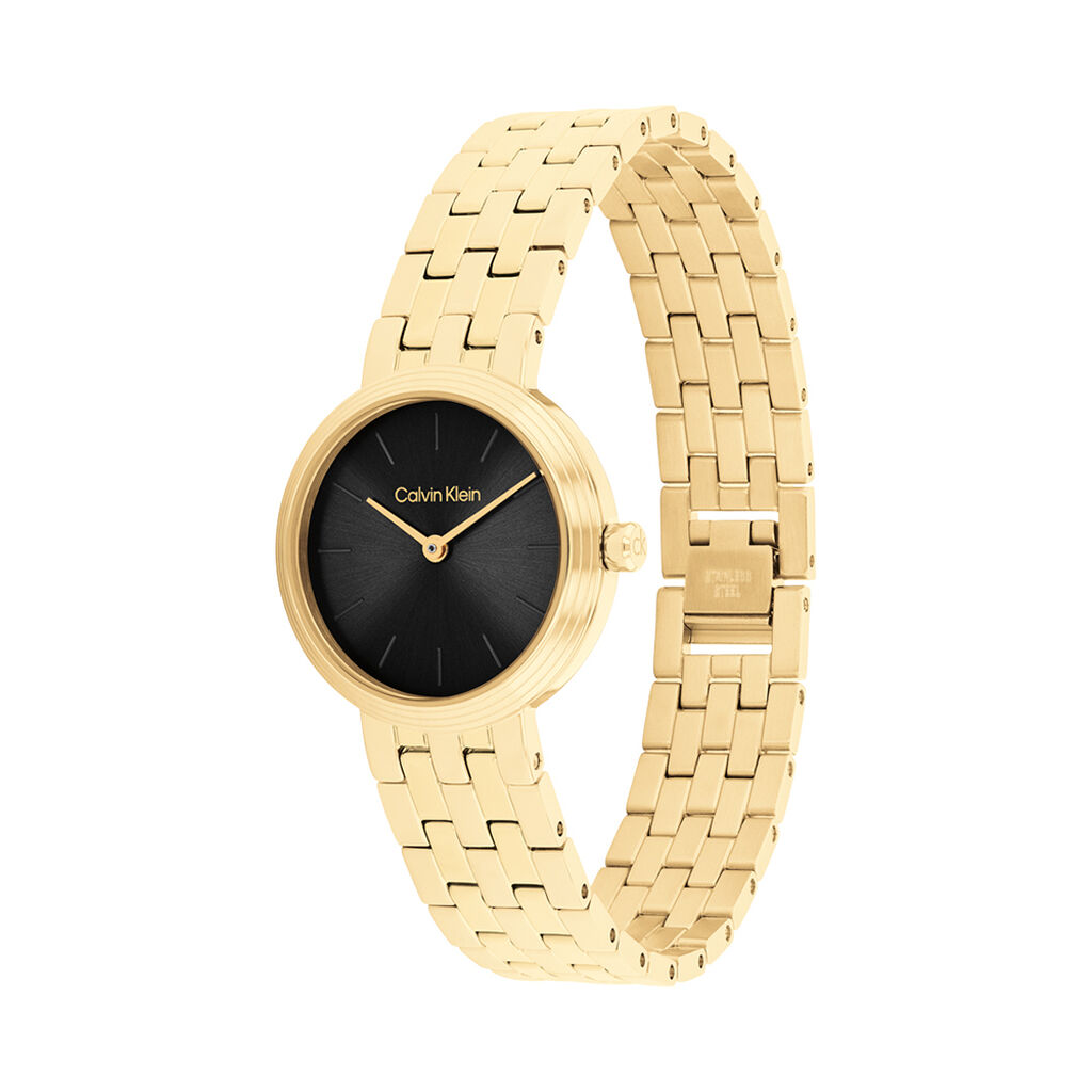 Montre Calvin Klein Forme Noir - Montres Femme | Histoire d&rsquo;Or