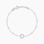 Bracelet Argent Blanc Gyoso - Bracelets Femme | Histoire d&rsquo;Or