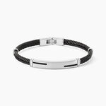Bracelet Oscar Acier Blanc - Bracelets Homme | Histoire d&rsquo;Or