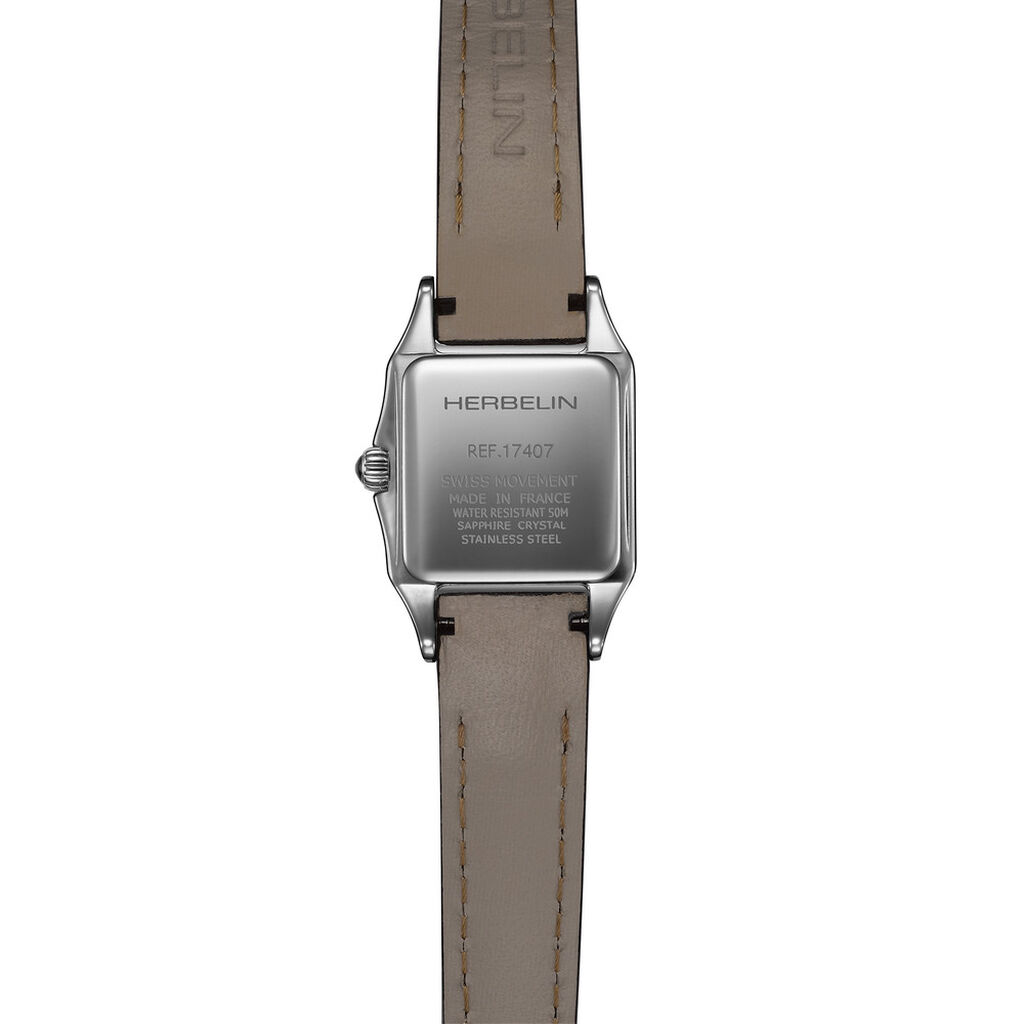 Montre Herbelin Mini Luna Argent&eacute; - Montres &eacute;tanches Femme | Histoire d&rsquo;Or