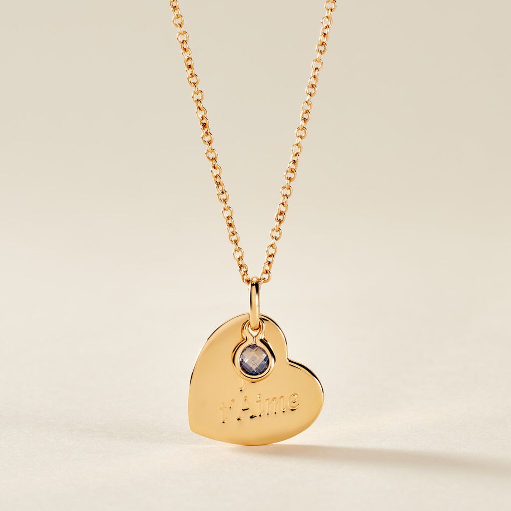 Collier Ulisses Plaqué Or Jaune Oxyde De Zirconium - Colliers Femme | Histoire d’Or