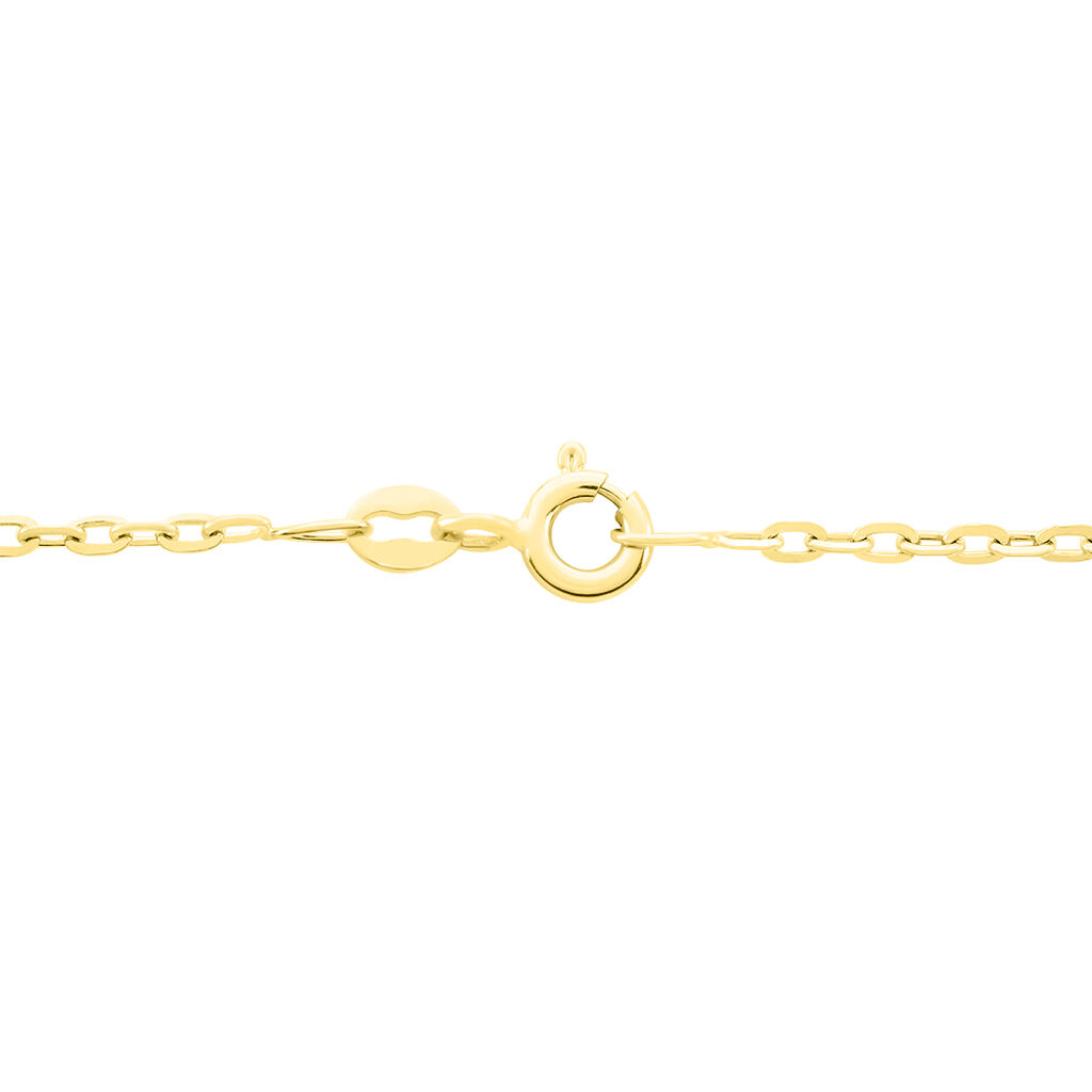 Chaîne Igoa Maille Forçat Diamantee Or Jaune - Chaines Famille | Histoire d’Or