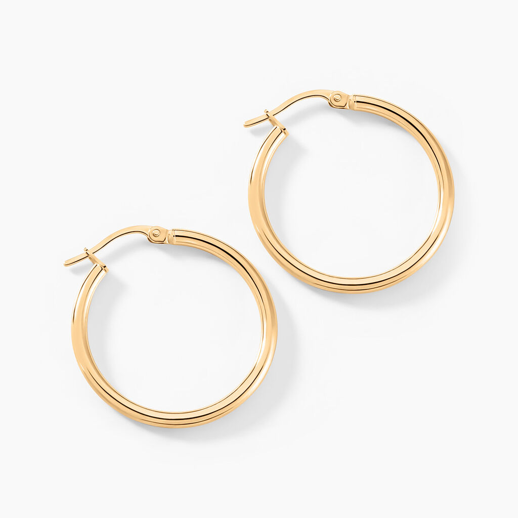 Cr&eacute;oles Verania Or Jaune - Boucles d'oreilles cr&eacute;oles Femme | Histoire d&rsquo;Or