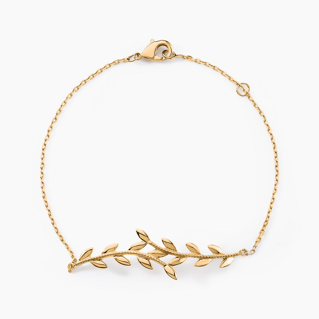 Bracelet Folia Plaqué Or Jaune - Bracelets Femme | Histoire d’Or