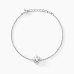 Bracelet Rhoda Argent Blanc Perle De Culture Oxyde De Zirconium - Bracelets Femme | Histoire d&rsquo;Or