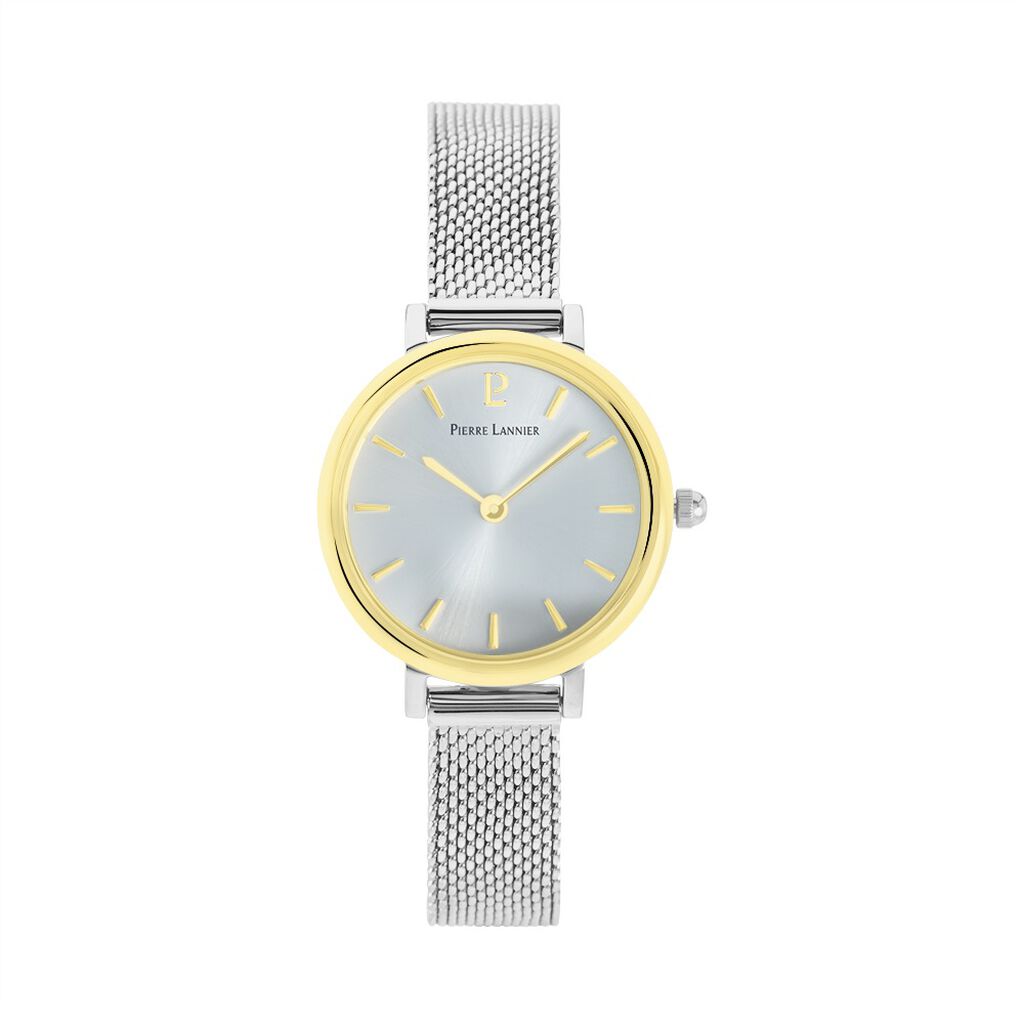 Montre Pierre Lannier Nova Acier Argent&eacute; - Montres Femme | Histoire d&rsquo;Or