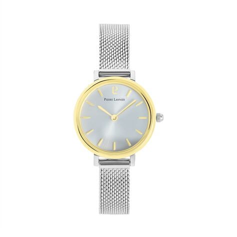 Montre Pierre Lannier Nova Acier Argent&eacute; - Montres Femme | Histoire d&rsquo;Or