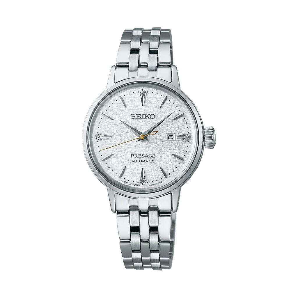 Montre Seiko Presage Cocktail Blanc - Montres Femme | Histoire d&rsquo;Or