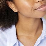 Boucles D'oreilles Puces Astralia Or Jaune Oxyde De Zirconium - Clous d'oreilles Femme | Histoire d&rsquo;Or