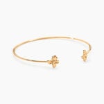 Bracelet Jonc Selva Plaqu&eacute; Or Jaune - Bracelets joncs Femme | Histoire d&rsquo;Or