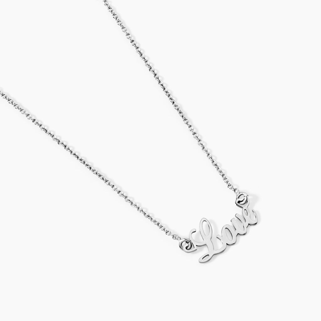 Collier Yuki Argent Blanc - Colliers fantaisie Femme | Histoire d&rsquo;Or