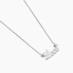 Collier Yuki Argent Blanc - Colliers fantaisie Femme | Histoire d&rsquo;Or