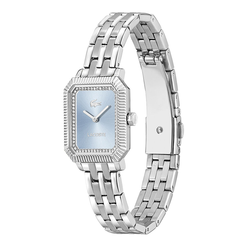Montre Lacoste Parisienne Bleu Sky - Id&eacute;es cadeaux Femme | Histoire d&rsquo;Or