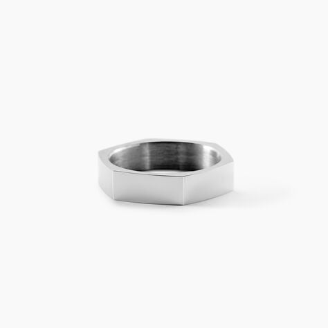 Bague Acier Gris Vasso - Bagues fantaisie Femme | Histoire d&rsquo;Or