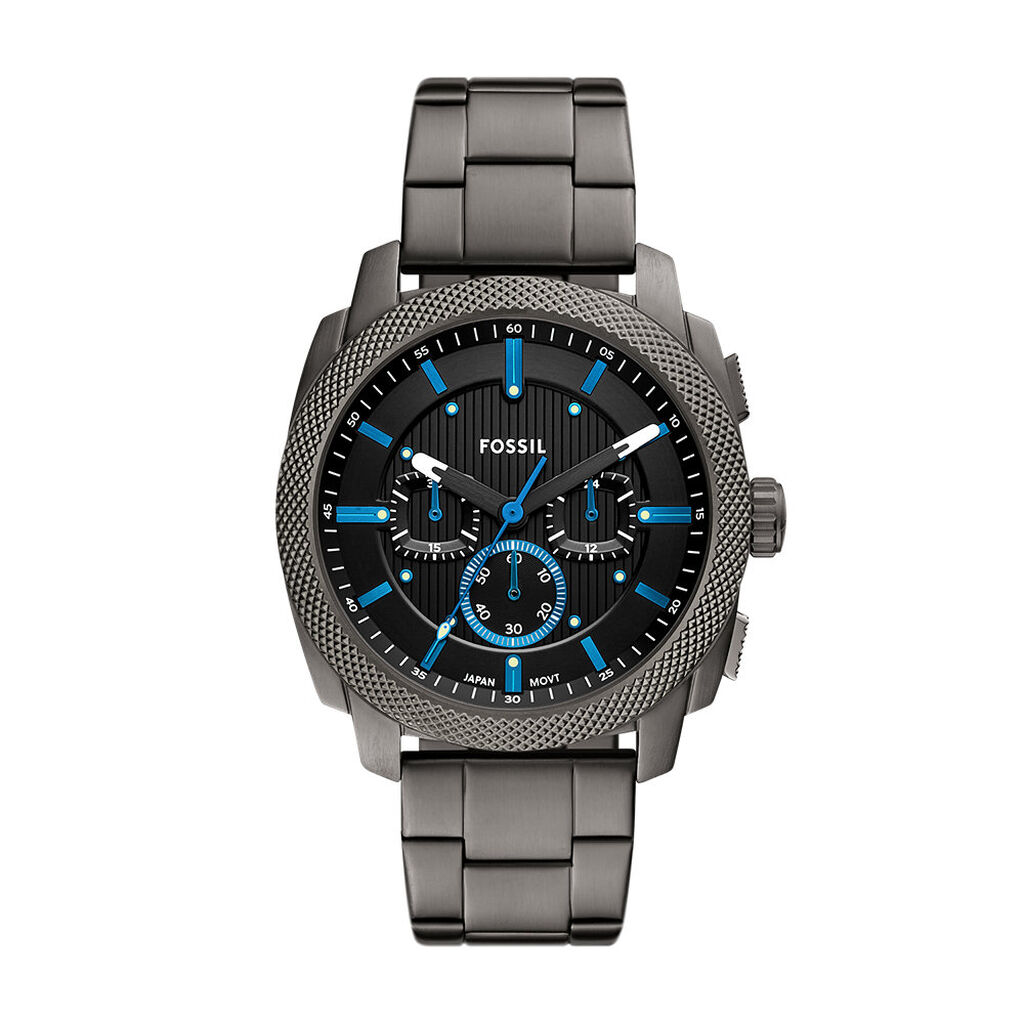 Montre Fossil Machine Noir - F&ecirc;te des p&egrave;res Homme | Histoire d&rsquo;Or