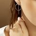 Boucles D'oreilles Pendantes Enissa Argent Blanc - Boucles d'oreilles fantaisie Femme | Histoire d’Or