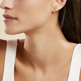 Boucles D'oreilles Puces Smina Or Jaune Diamant - Boucles d'oreilles pendantes Femme | Histoire d’Or