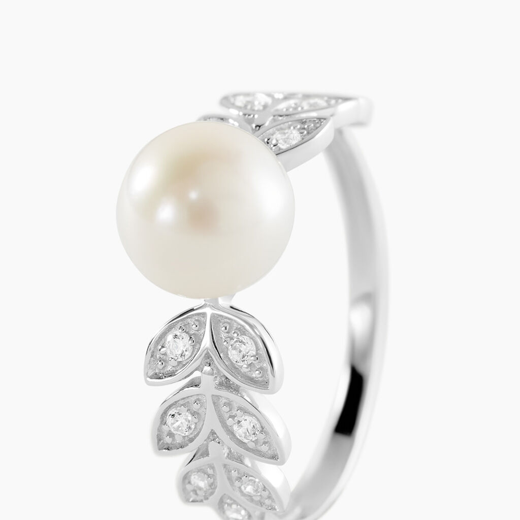 Bague Epiphania Or Blanc Oxyde De Zirconium - Bagues avec pierre Femme | Histoire d&rsquo;Or