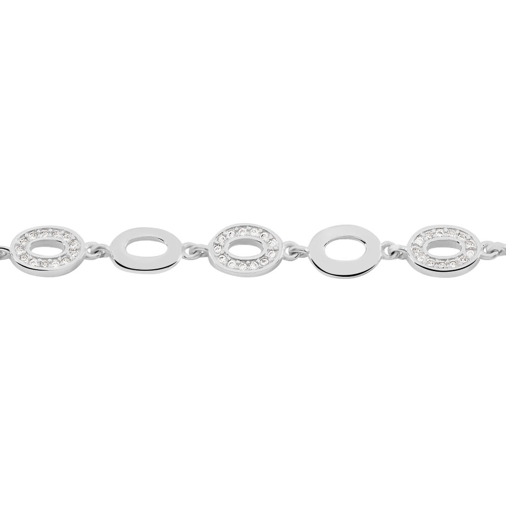 Bracelet Cicily Argent Blanc Oxyde De Zirconium - Bracelets Femme | Histoire d’Or