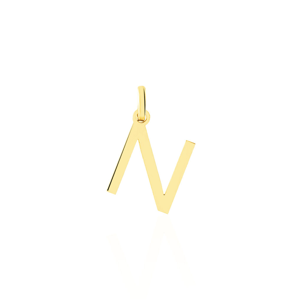 Pendentif Ionia Lettre Or Jaune - Pendentifs Famille | Histoire d’Or