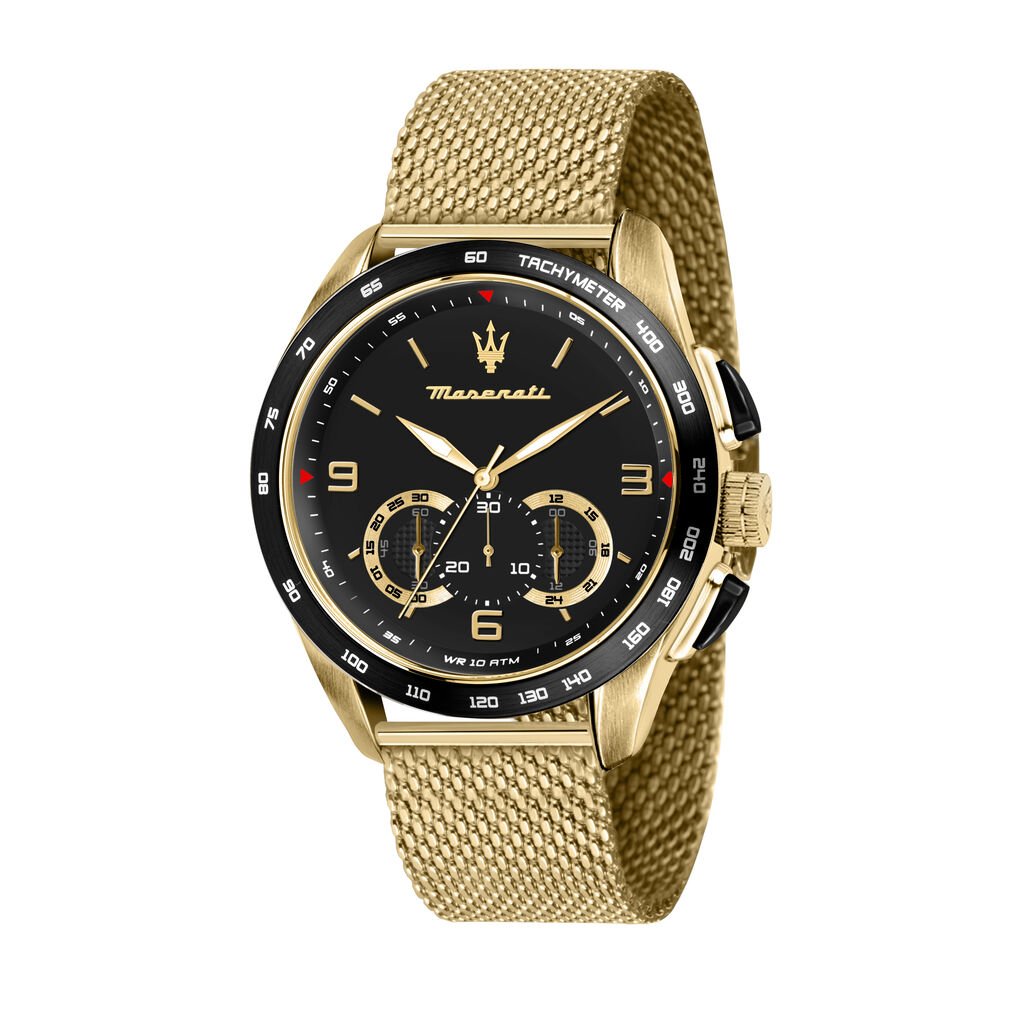 Montre Maserati Traguardo Noir - Montres Homme | Histoire d’Or