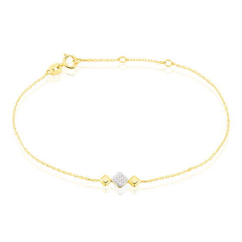Bracelet Caterine Or Bicolore Diamant - Bracelets Femme | Histoire d’Or