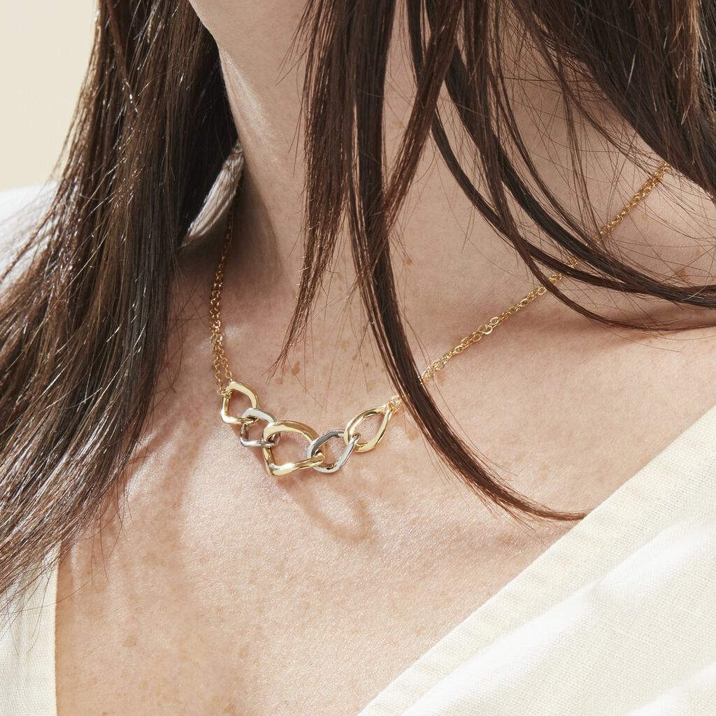 Collier Or Bicolore Acanthus - Chaines Femme | Histoire d’Or