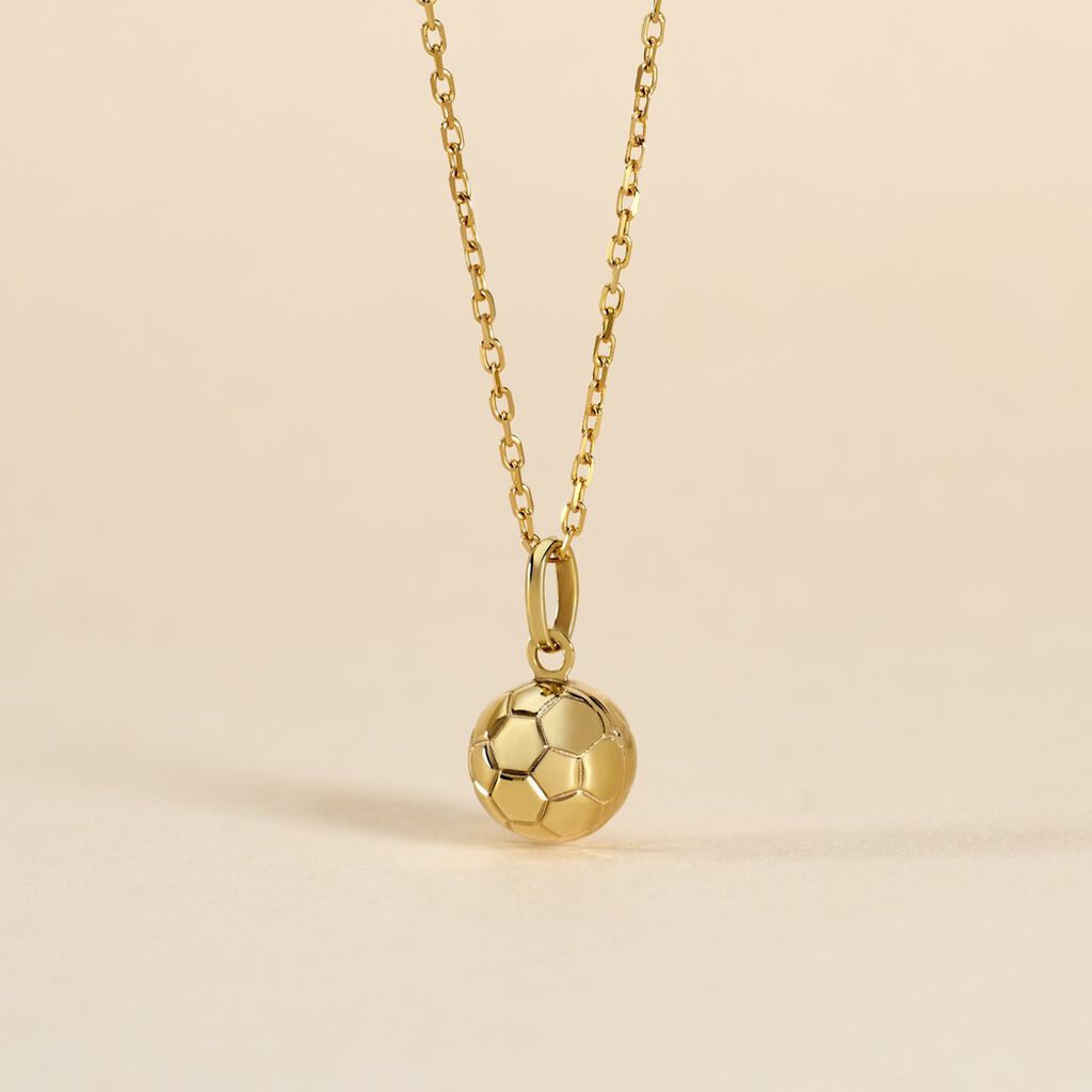 Pendentif Julius Sport Foot Or Jaune - Pendentifs Homme | Histoire d’Or