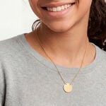 Collier Leana Pastille Gravable Or Jaune - Cadeaux de naissance Enfant | Histoire d&rsquo;Or