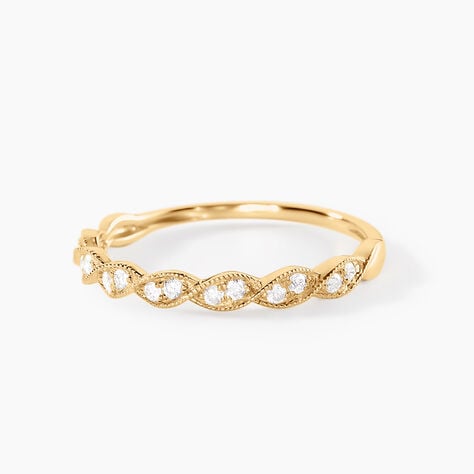 Alliance Othniel Or Jaune Diamant - Alliances Femme | Histoire d’Or