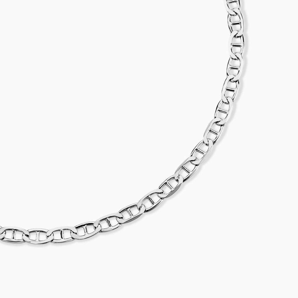 Chaine Piato Argent Blanc